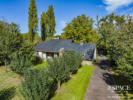 A La Foret-Fouesnant maison de plain-pied sur un terrain de 2 026 m²