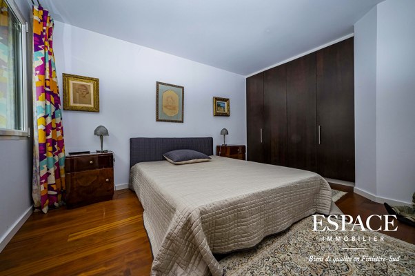 A Concarneau face à la mer appartement de 154 m² avec grande terrasse, garage double et cave