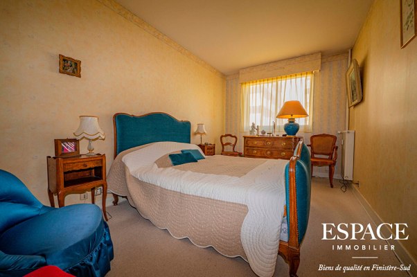 A vendre à Concarneau Corniche appartement de 84 m² avec balcon, parking et cave