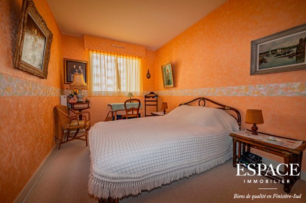 A vendre à Concarneau Corniche appartement de 84 m² avec balcon, parking et cave