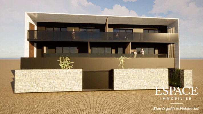 Résidence &quot; TI KELT &quot; - à vendre appartement de 75.99 m² au centre-ville de Concarneau