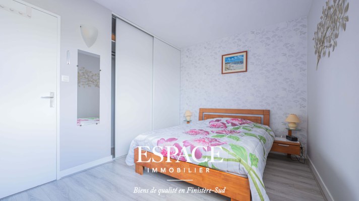 A vendre à Concarneau bel appartement vue mer de 2 pièce(s) 52 m2 avec terrasse et parking privatif