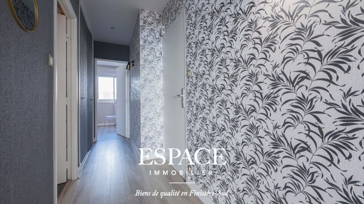 A vendre à Concarneau bel appartement vue mer de 2 pièce(s) 52 m2 avec terrasse et parking privatif