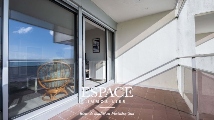 A vendre à Concarneau bel appartement vue mer de 2 pièce(s) 52 m2 avec terrasse et parking privatif