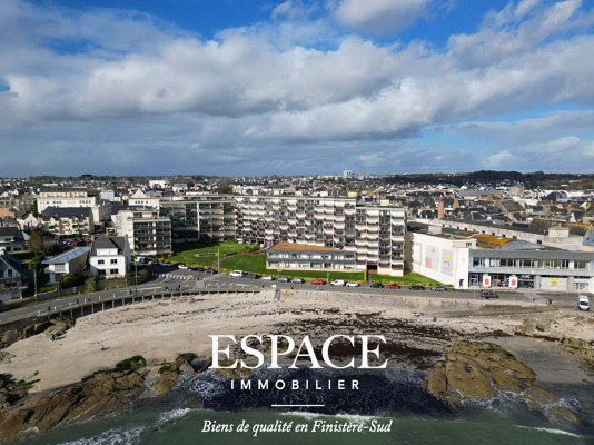 A vendre à Concarneau bel appartement vue mer de 2 pièce(s) 52 m2 avec terrasse et parking privatif