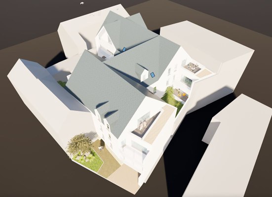 Résidence &quot;TI GLENN&quot; à vendre appartement 2 pièces de 52.53 m² au centre Ville de Concarneau