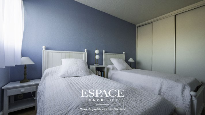 À vendre à Concarneau appartement 2 pièces avec terrasse et vue mer exceptionnelle