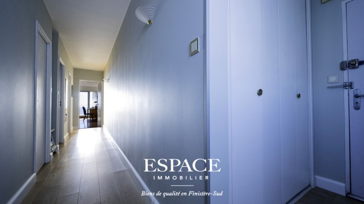 À vendre à Concarneau appartement 2 pièces avec terrasse et vue mer exceptionnelle