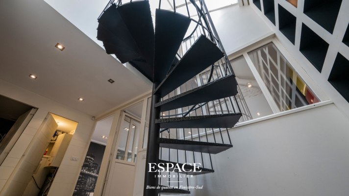 Le cachet d&#039;un esprit loft, le privilège du centre-ville : un bien rare à Concarneau