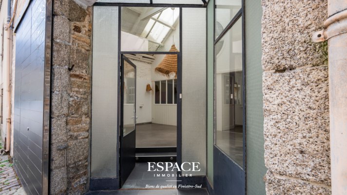 Le cachet d&#039;un esprit loft, le privilège du centre-ville : un bien rare à Concarneau