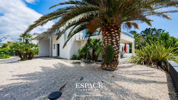 Névez plages à pied - belle maison moderne avec vue mer, piscine et terrasse panoramique