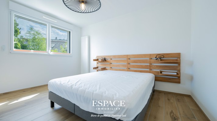 À vendre à Concarneau - Quartier de la Corniche - appartement T3 avec terrasse et garage