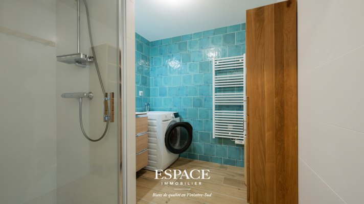 À vendre à Concarneau - Quartier de la Corniche - appartement T3 avec terrasse et garage