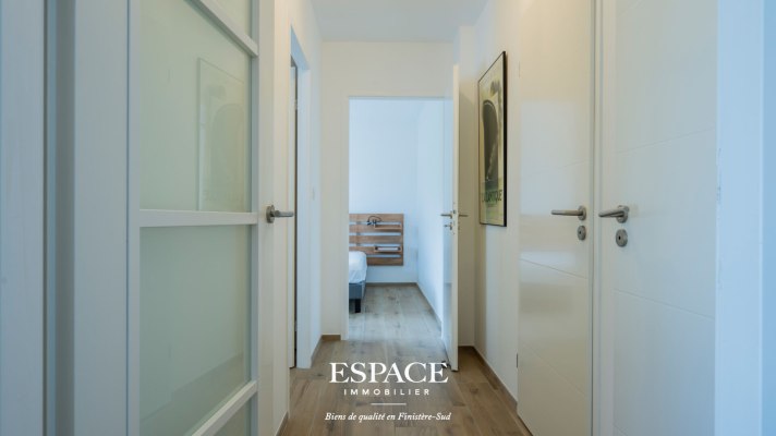 À vendre à Concarneau - Quartier de la Corniche - appartement T3 avec terrasse et garage