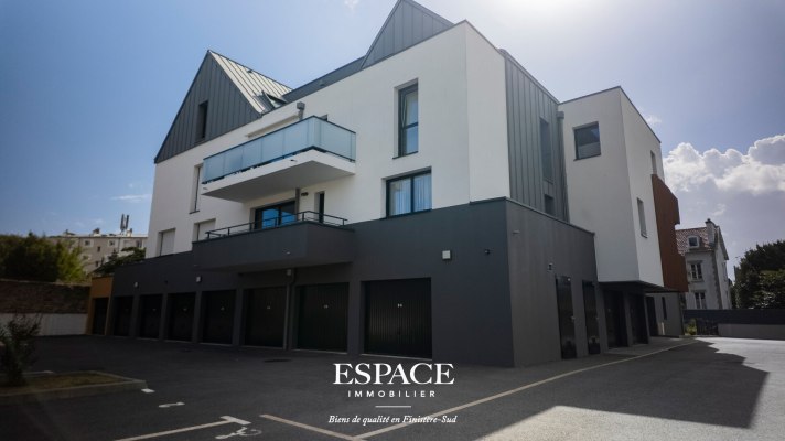 À vendre à Concarneau - Quartier de la Corniche - appartement T3 avec terrasse et garage