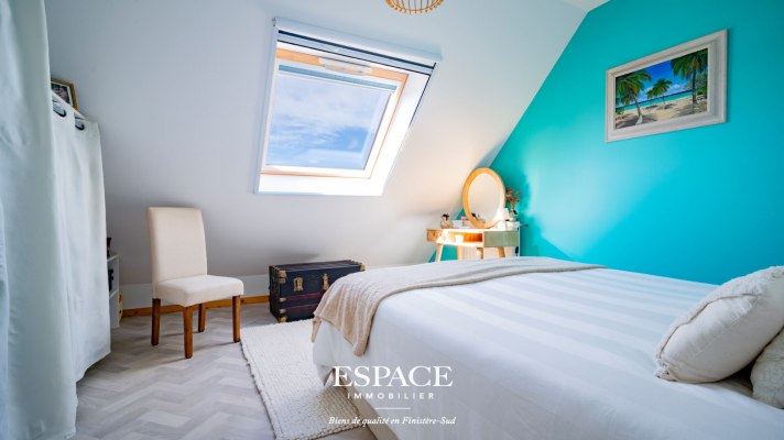 A vendre à Concarneau - contemporaine lumineuse et fonctionnelle de 2017 à deux pas de la voie verte