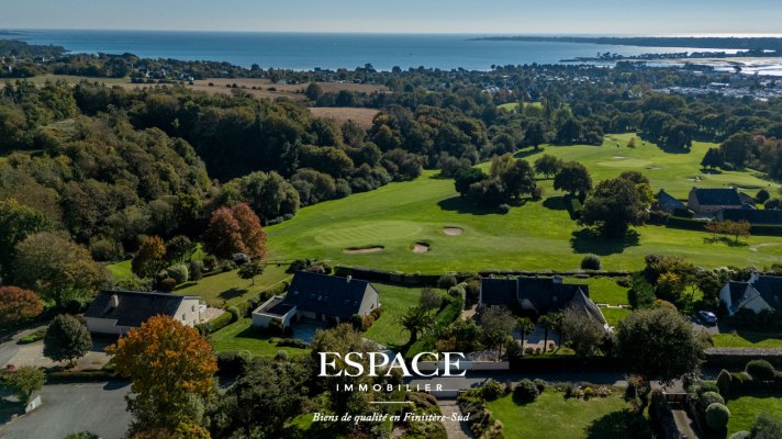 A vendre à la Foret-Fouesnant - Vue mer et Golf - maison familiale dans un cadre exceptionnel