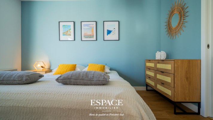 A vendre à Concarneau - bel appartement contemporain - T2 avec balcon et garage