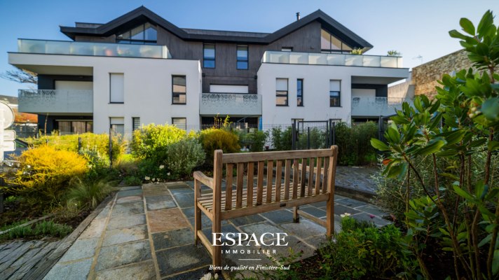 A vendre à Concarneau - bel appartement contemporain - T2 avec balcon et garage