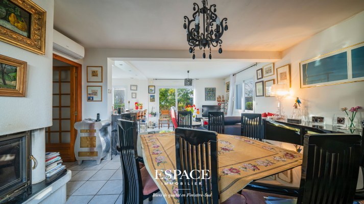 Concarneau Les Sables Blancs : maison contemporaine, volumes et proximité du littoral